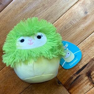 NWT Squishmallows 7.5” Cavaleri the Green Alpaca Plush